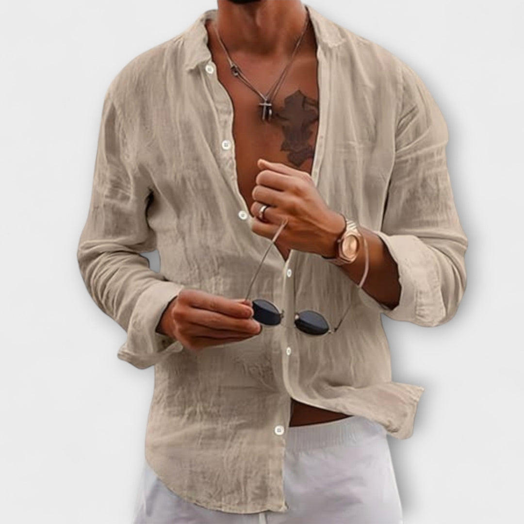 Piers™ | Natural Cotton Summer Shirt