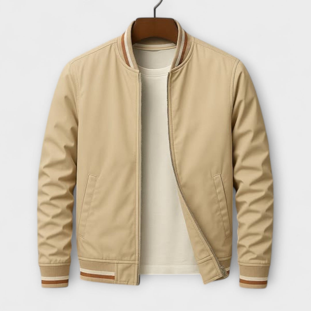 Jasper™ | Striped Bomber Jacket