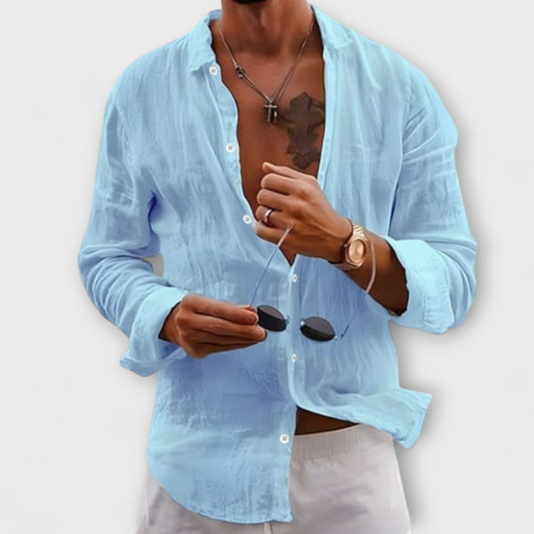 Piers™ | Natural Cotton Summer Shirt