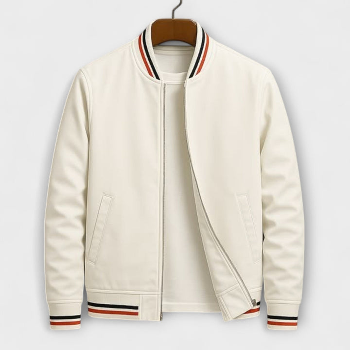 Jasper™ | Striped Bomber Jacket