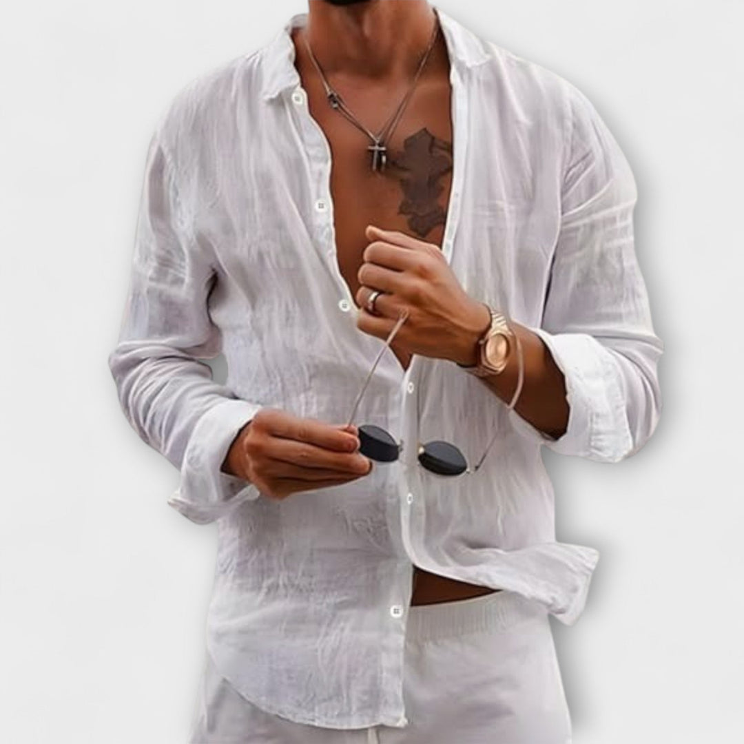 Piers™ | Natural Cotton Summer Shirt