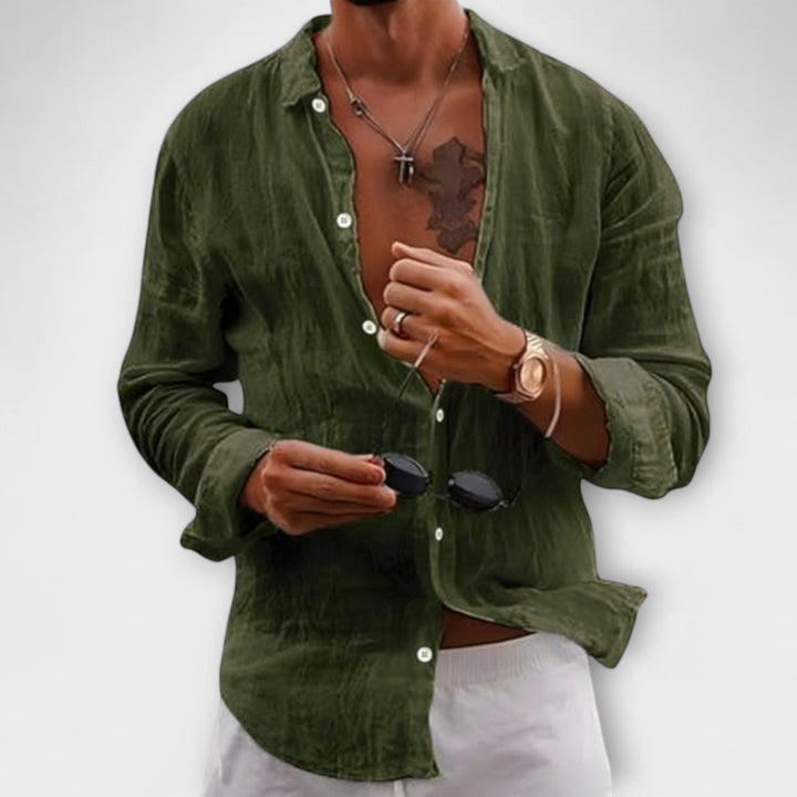 Piers™ | Natural Cotton Summer Shirt