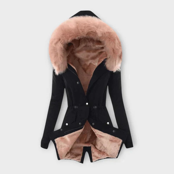 Celine™ | Chic Winter Jacket with Fur