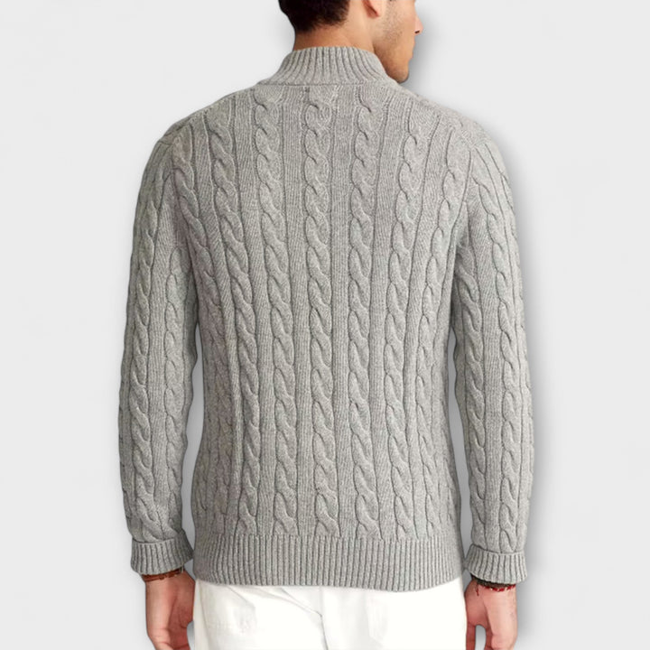 Matteo™ | Elegant Demi-Zip Jumper