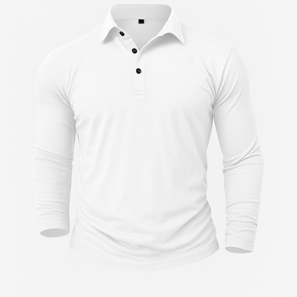 Grant™ | The Long-Sleeve Cotton Polo