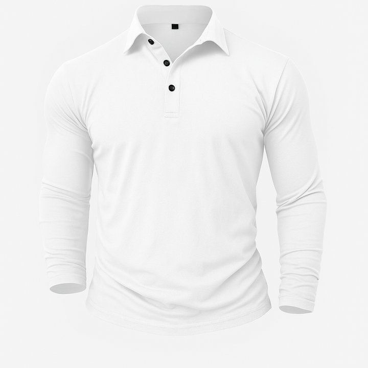 Grant™ | The Long-Sleeve Cotton Polo