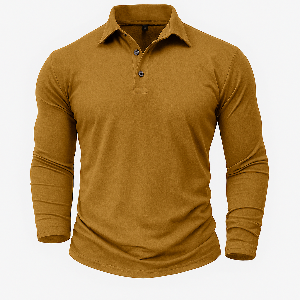 Grant™ | The Long-Sleeve Cotton Polo