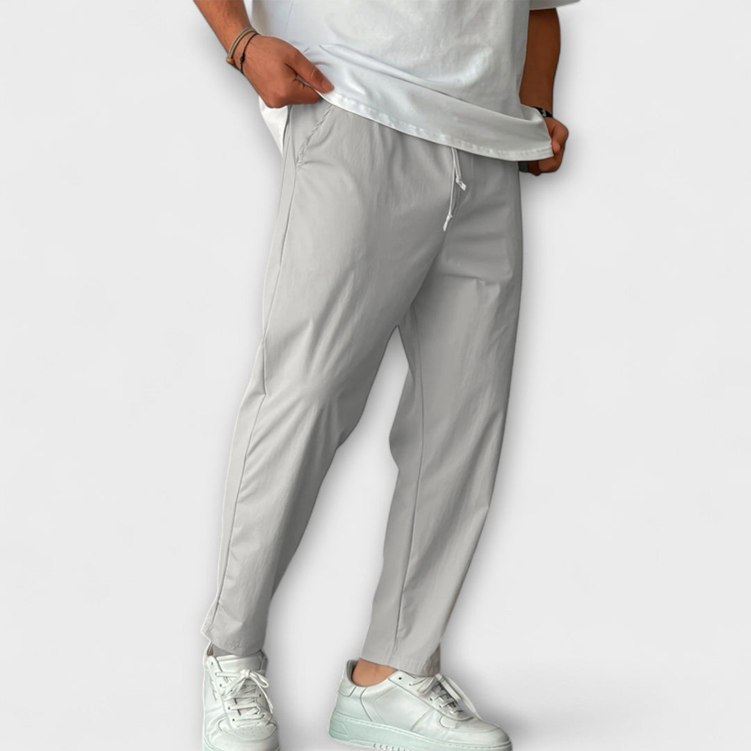 Hendrix™ | Lightweight High-Waisted Trousers