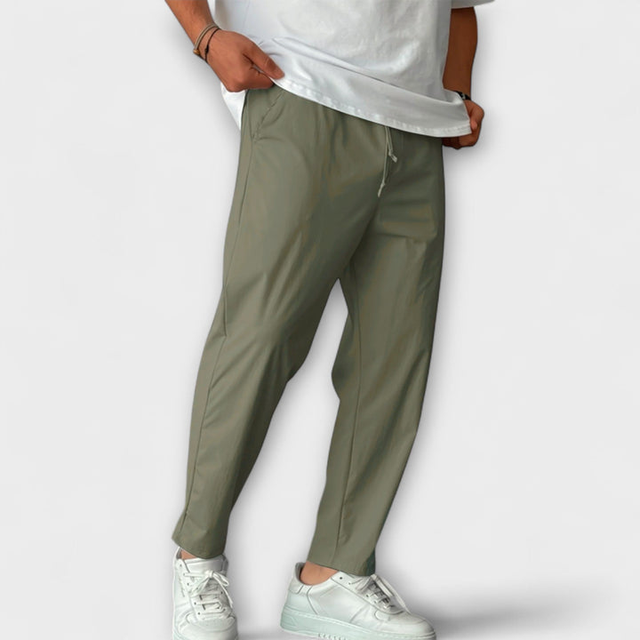 Hendrix™ | Lightweight High-Waisted Trousers