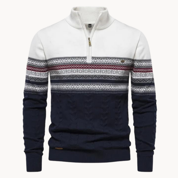 Elliot™ | Alpine Half-Zip Cotton Sweater