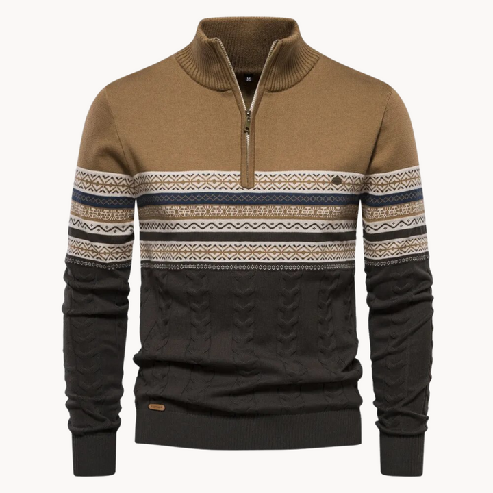 Elliot™ | Alpine Half-Zip Cotton Sweater