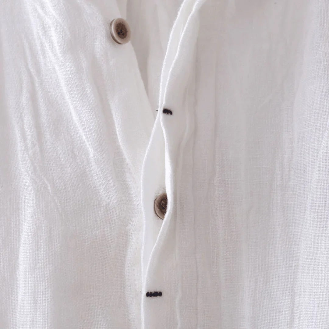 Theodore™ | Merlot Linen Shirt