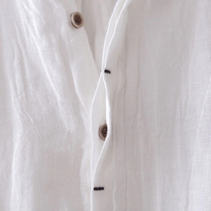 Theodore™ | Merlot Linen Shirt