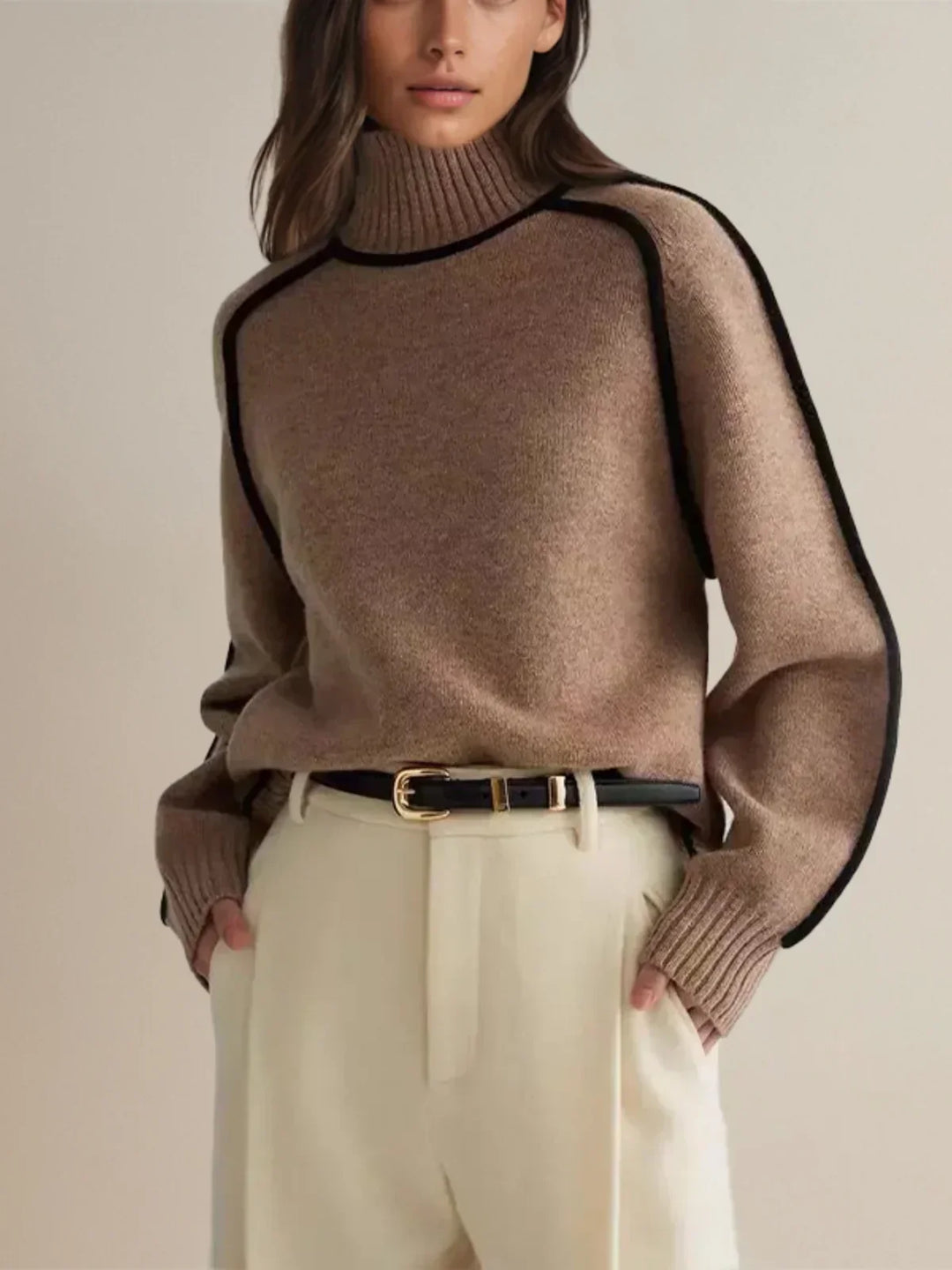 Aisha – Elegant Turtleneck Sweater