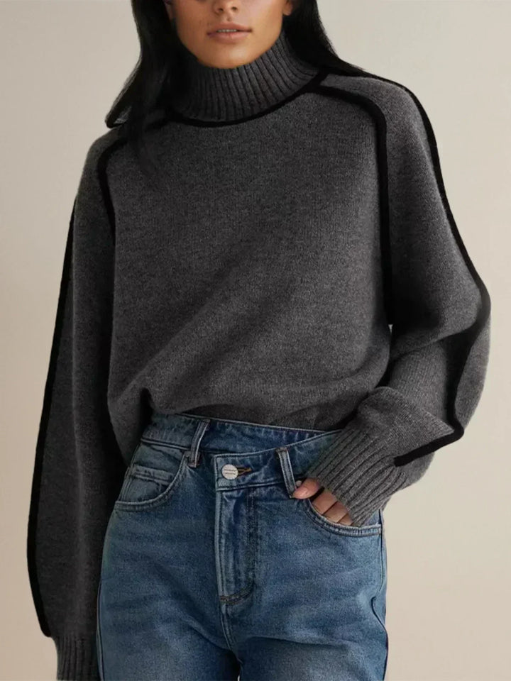 Aisha – Elegant Turtleneck Sweater