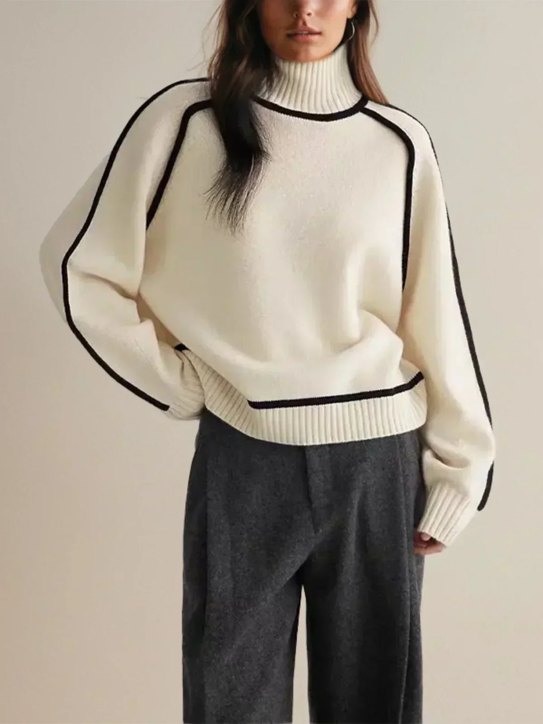 Aisha – Elegant Turtleneck Sweater