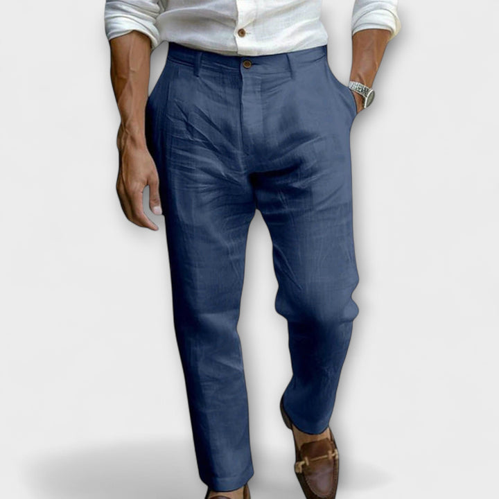Aaron™ | Elegant Linen Trousers