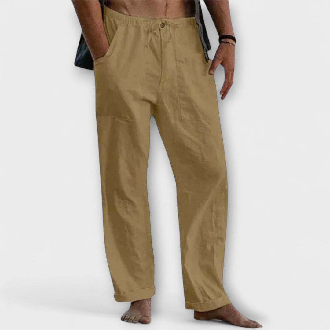 Blake™ | Classic Linen Trousers