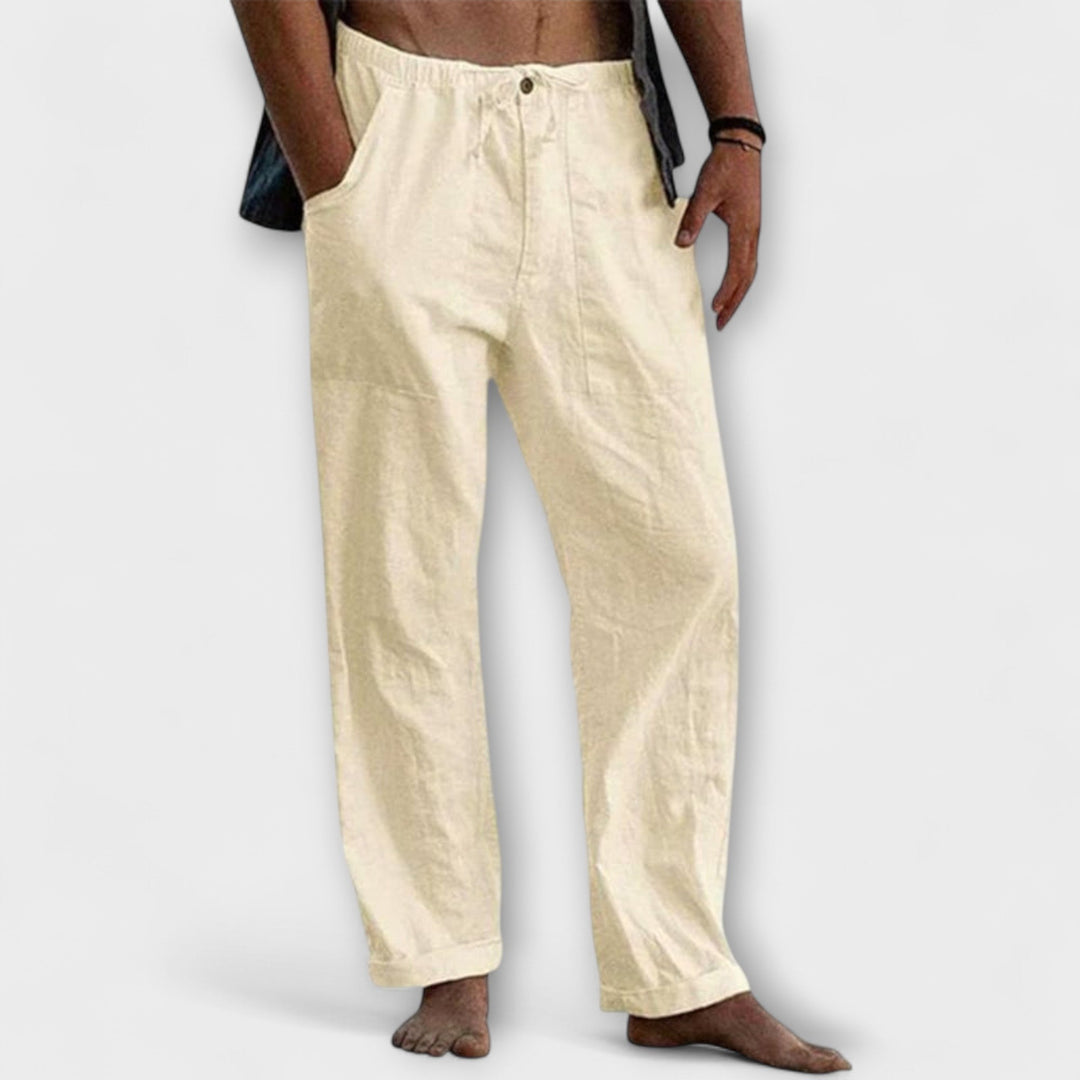 Blake™ | Classic Linen Trousers