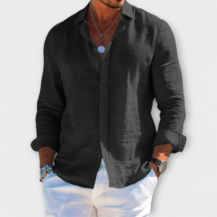 Elian™ | Elegant Long-Sleeve Shirt
