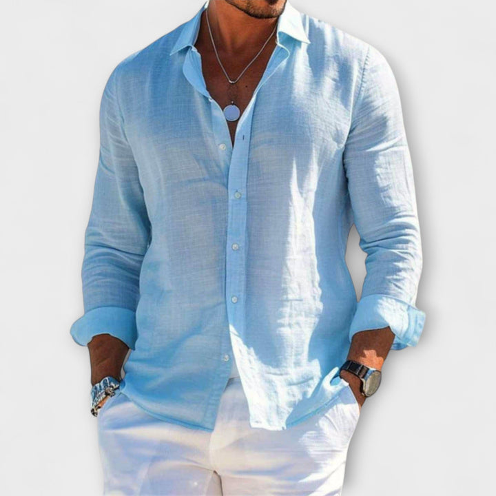 Elian™ | Elegant Long-Sleeve Shirt