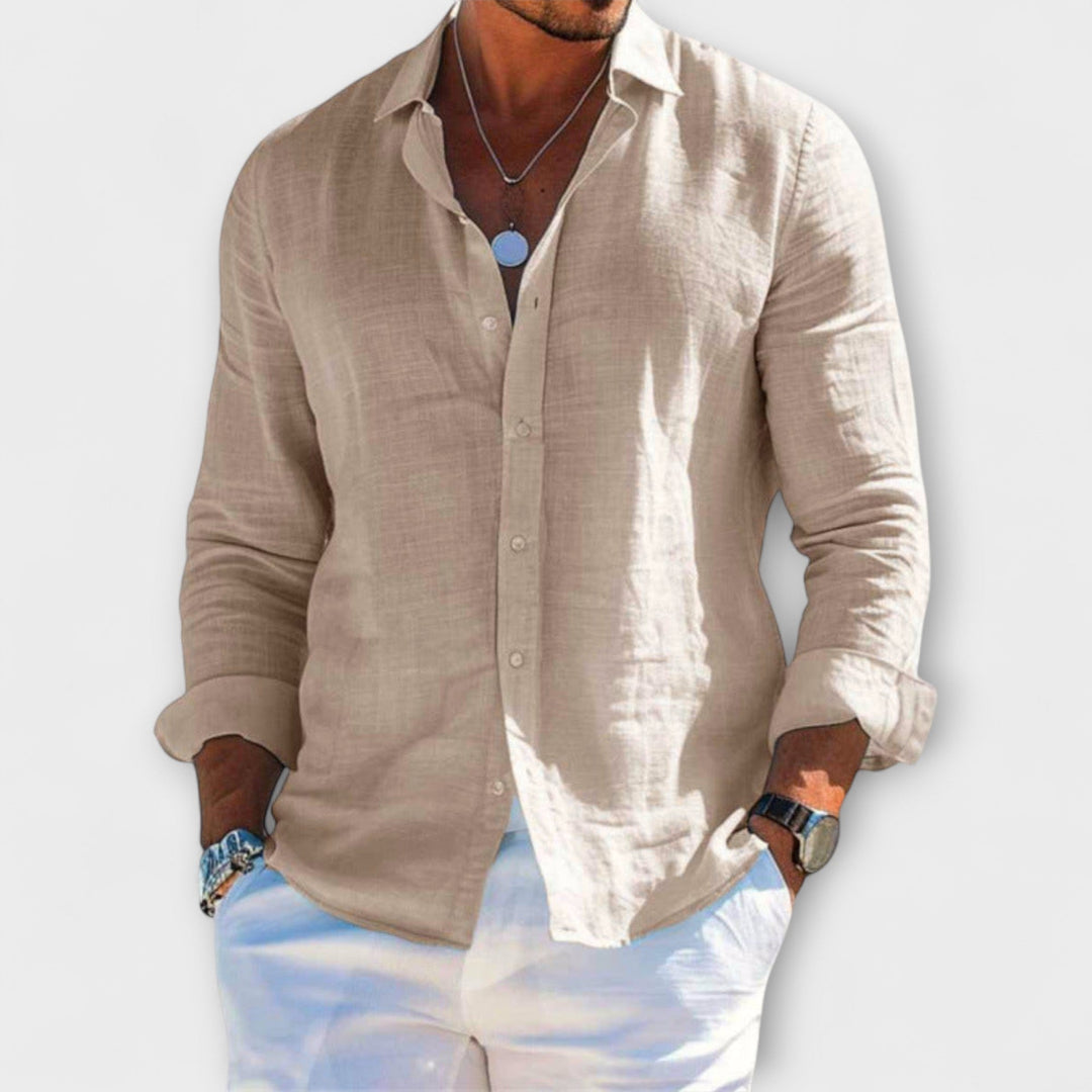 Elian™ | Elegant Long-Sleeve Shirt