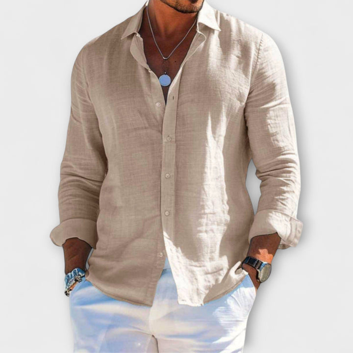 Elian™ | Elegant Long-Sleeve Shirt