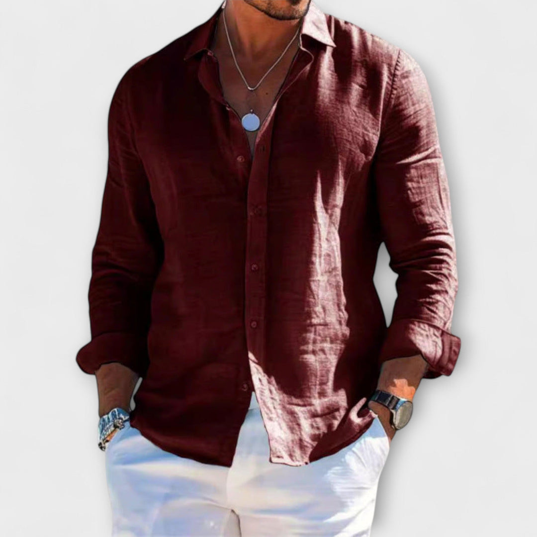Elian™ | Elegant Long-Sleeve Shirt