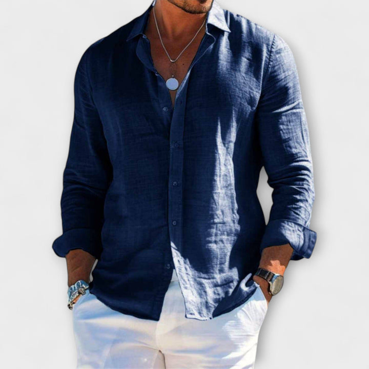 Elian™ | Elegant Long-Sleeve Shirt