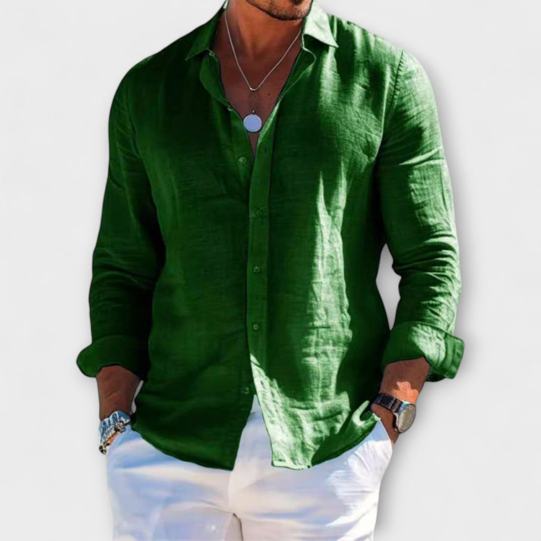 Elian™ | Elegant Long-Sleeve Shirt
