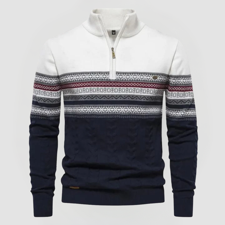 Elliot™ | Alpine Half-Zip Cotton Sweater