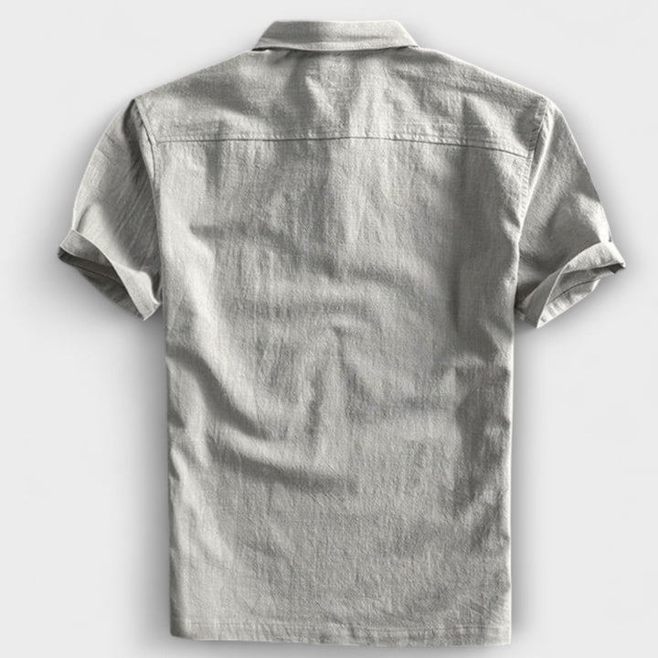 Lior™ | Cotton Linen Polo Shirt