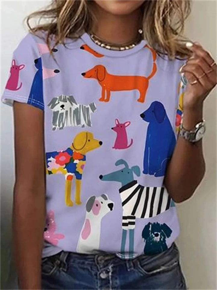 PAUI | CASUAL ANIMAL PRINT BLOUSE