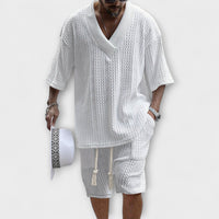 Connor™ | Cable Knit Casual T-Shirt