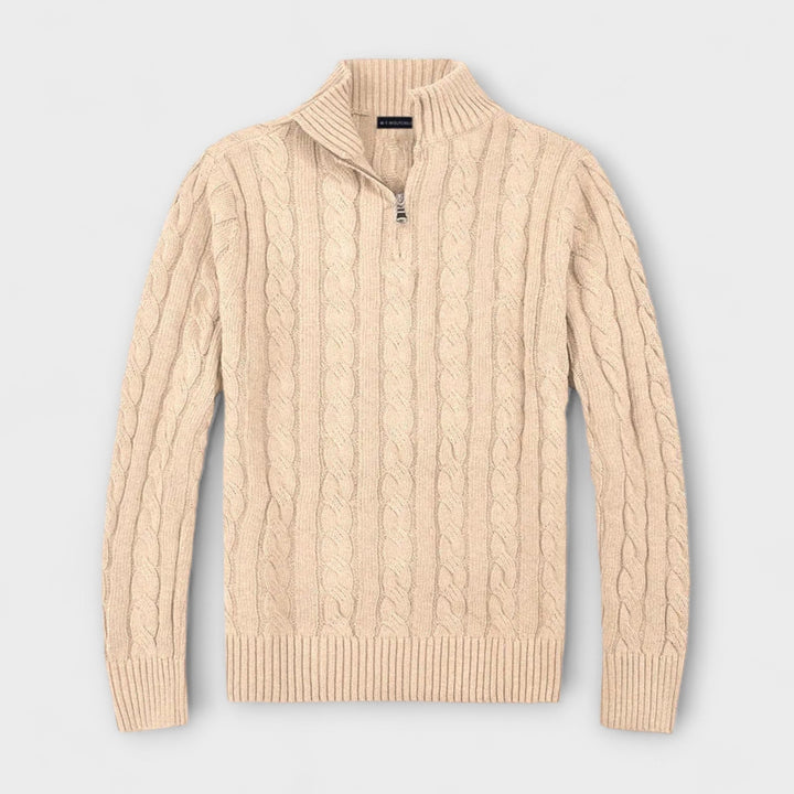 Matteo™ | Elegant Demi-Zip Jumper