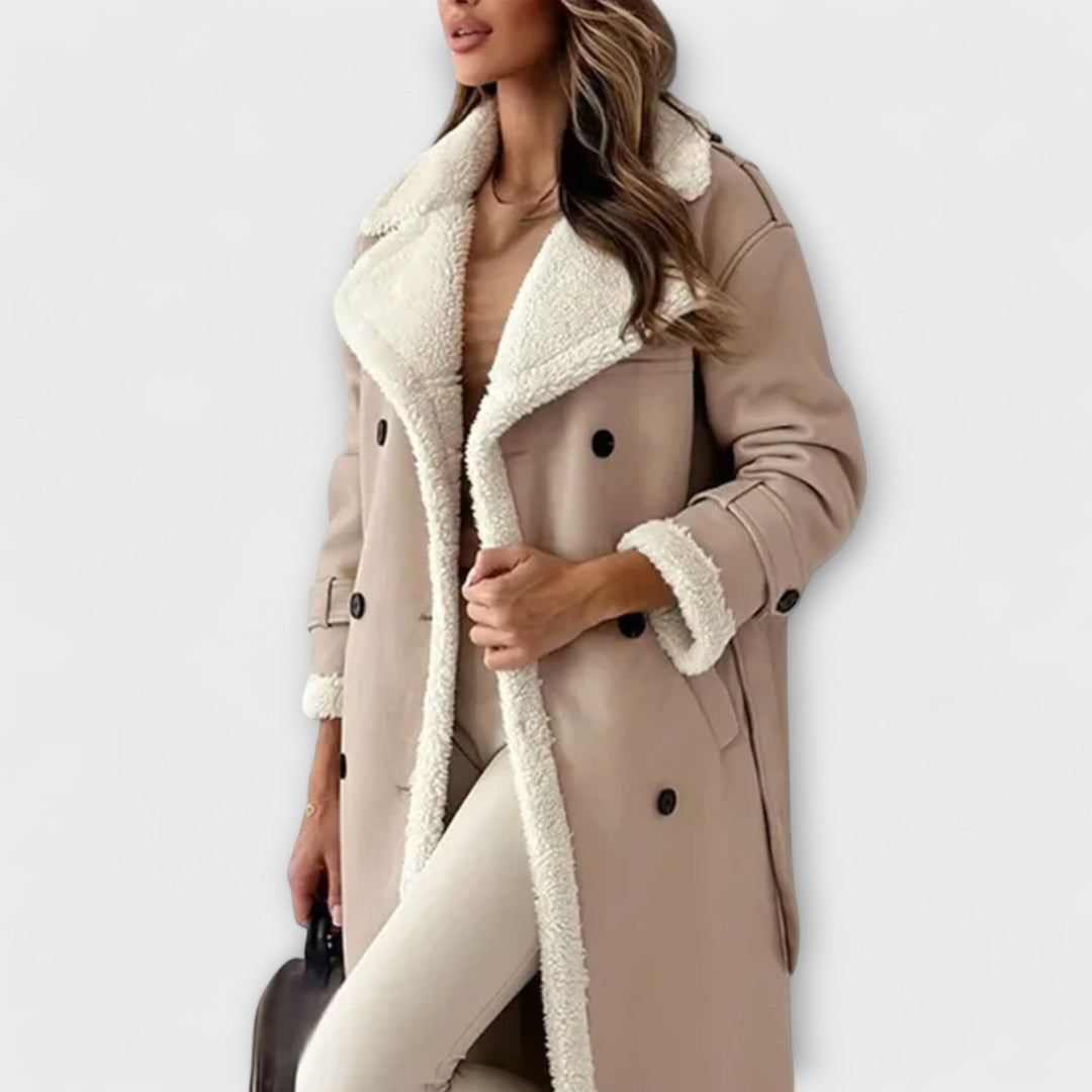 Luna™ | Classic Long Jacket with Fleece Lining