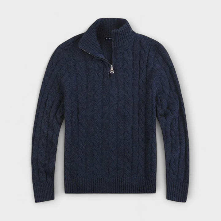 Matteo™ | Elegant Demi-Zip Jumper