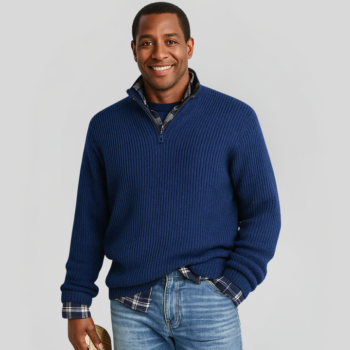 Louis™ | The Modern Gentleman’s Zip Sweater