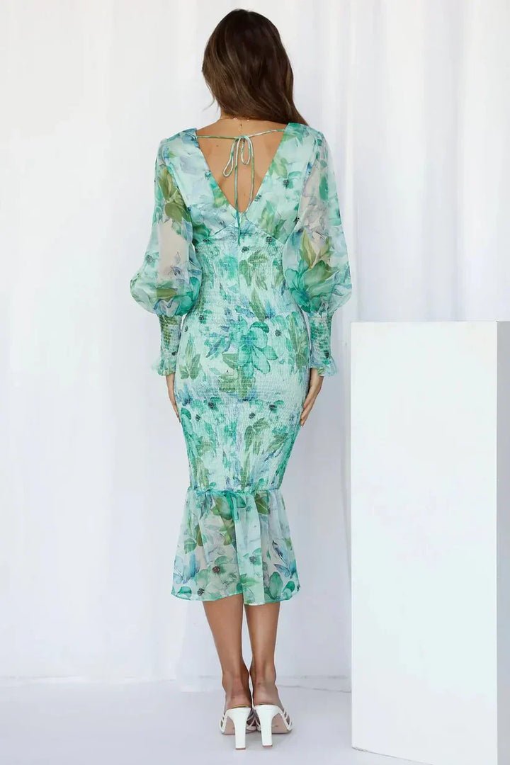 EDITH | ELEGANT FLORAL DRESS