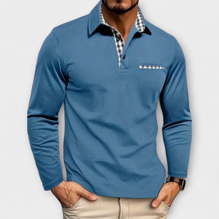 Bastian™ | Tailored Long Sleeve Polo