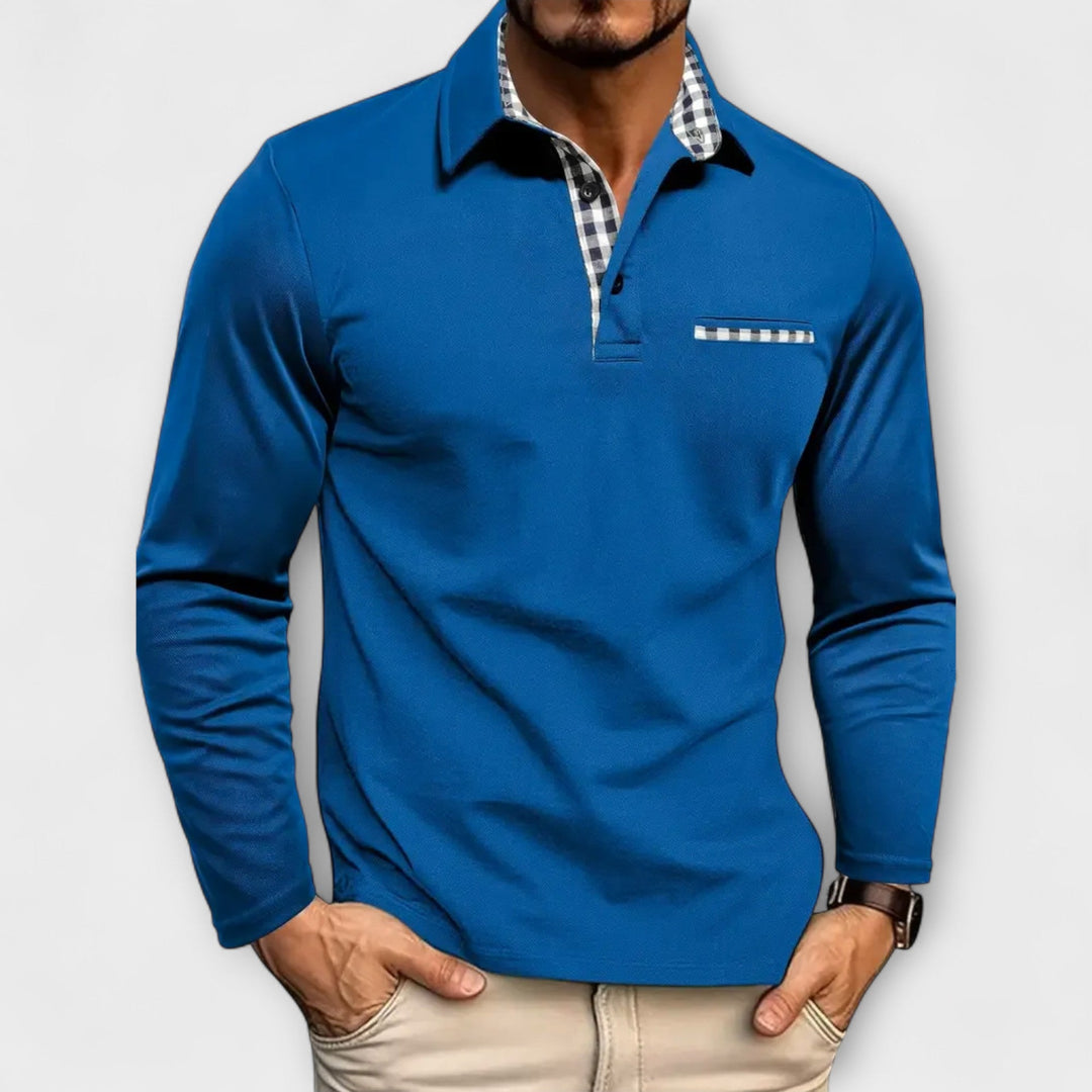 Bastian™ | Tailored Long Sleeve Polo
