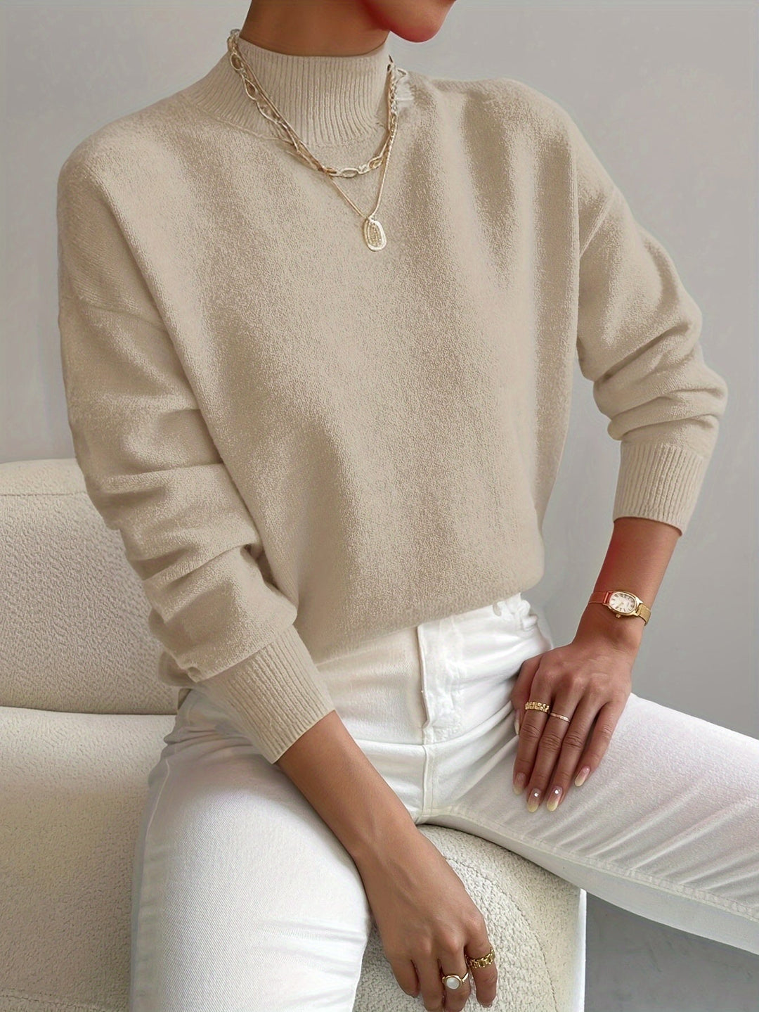 Donna™ | Soft Knit Turtleneck