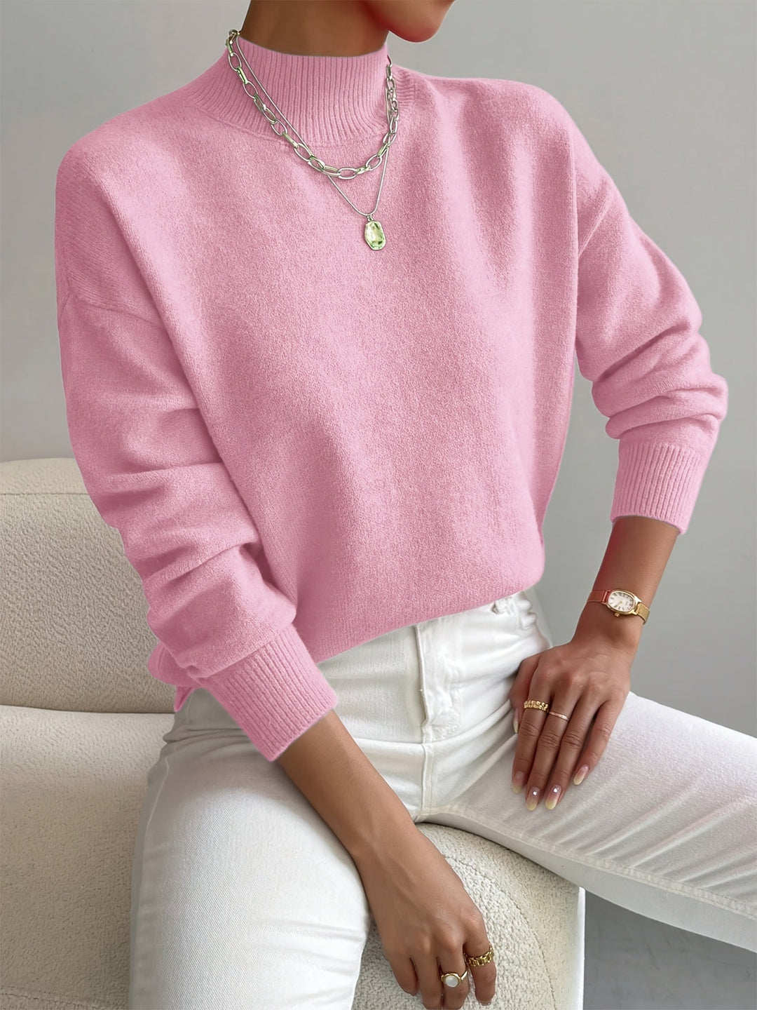 Donna™ | Soft Knit Turtleneck