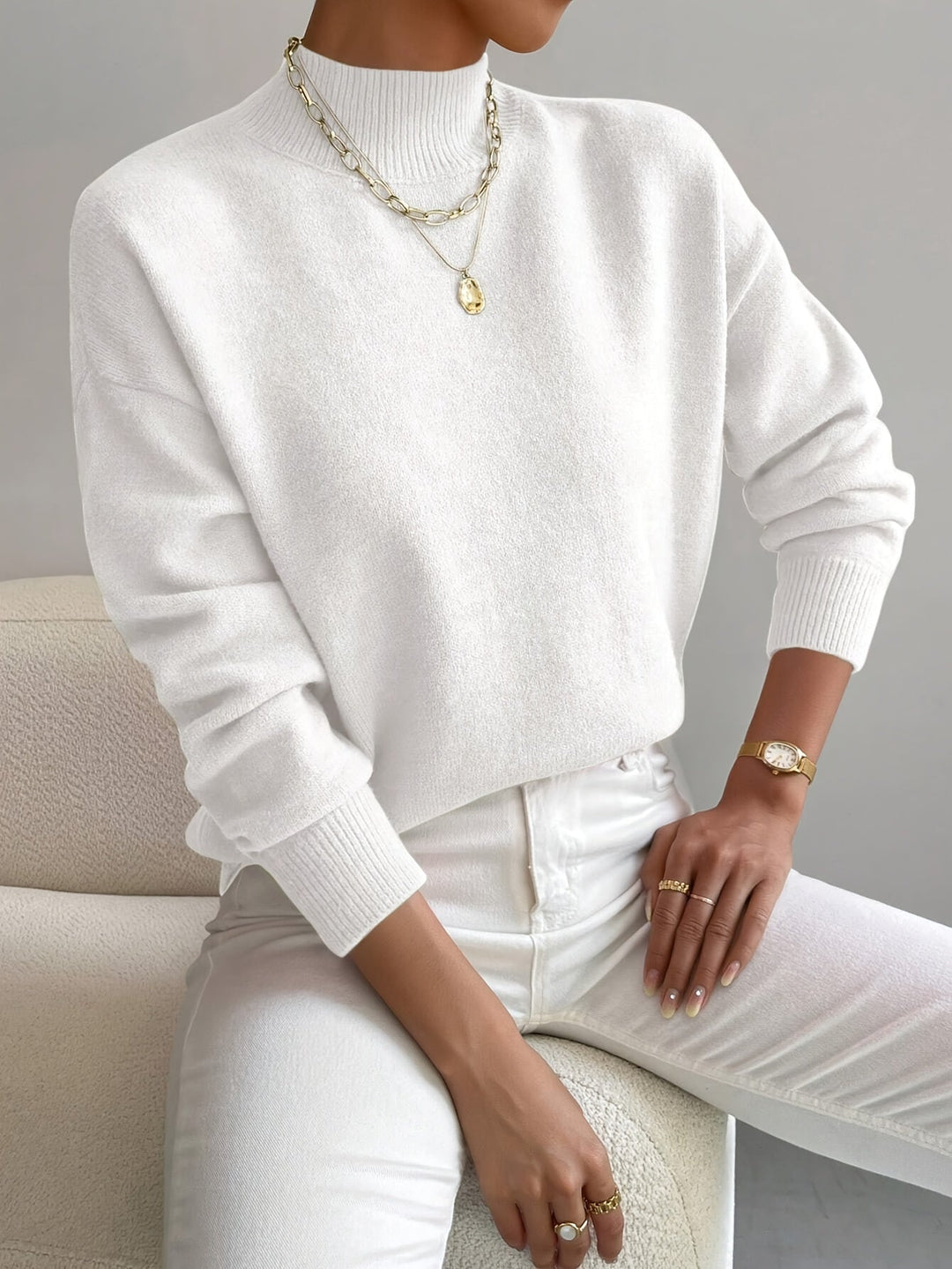 Donna™ | Soft Knit Turtleneck