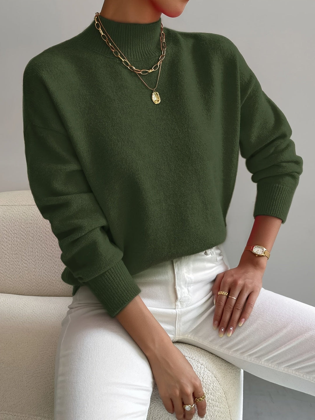 Donna™ | Soft Knit Turtleneck