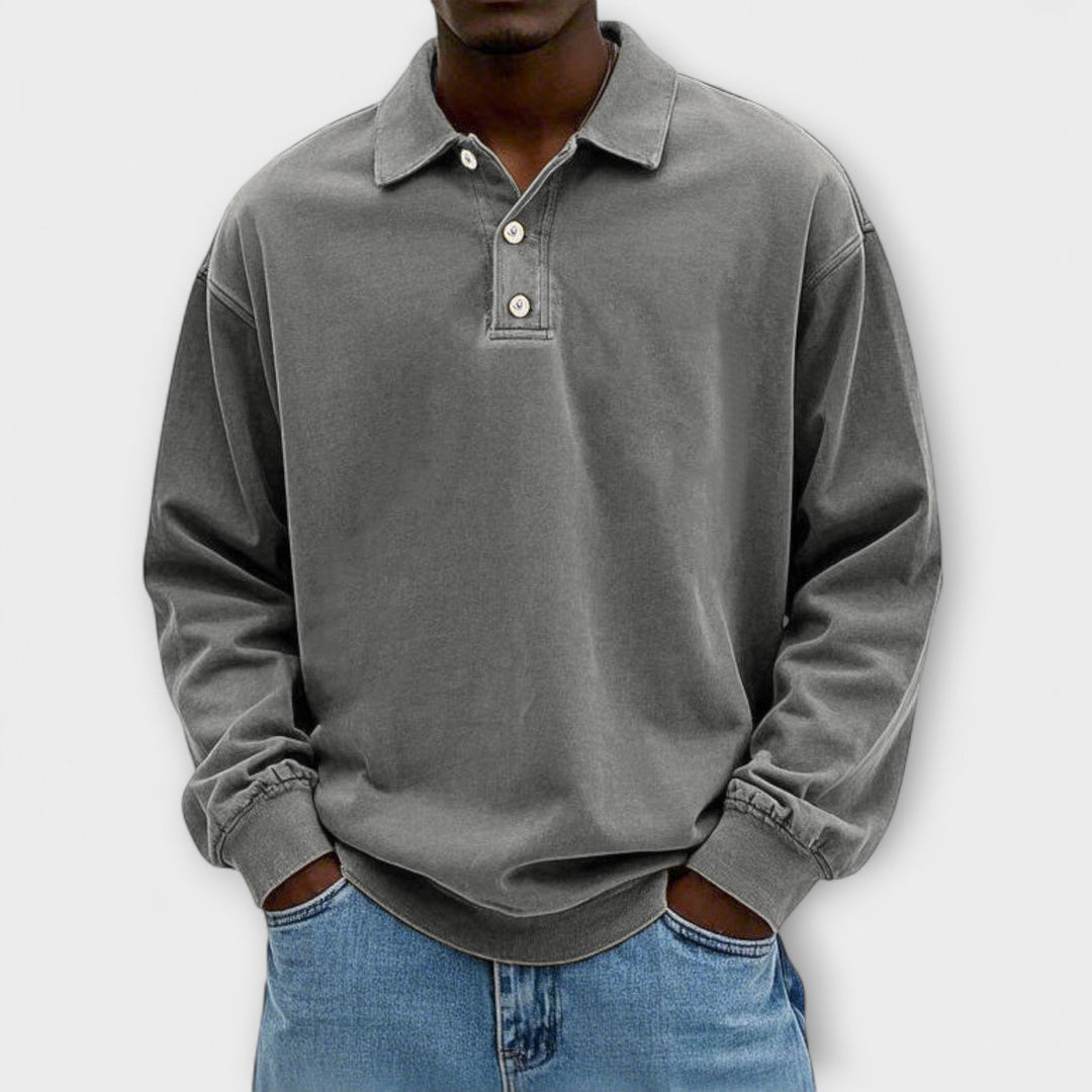 Gianni™ | Casual Long-Sleeved Polo Shirt