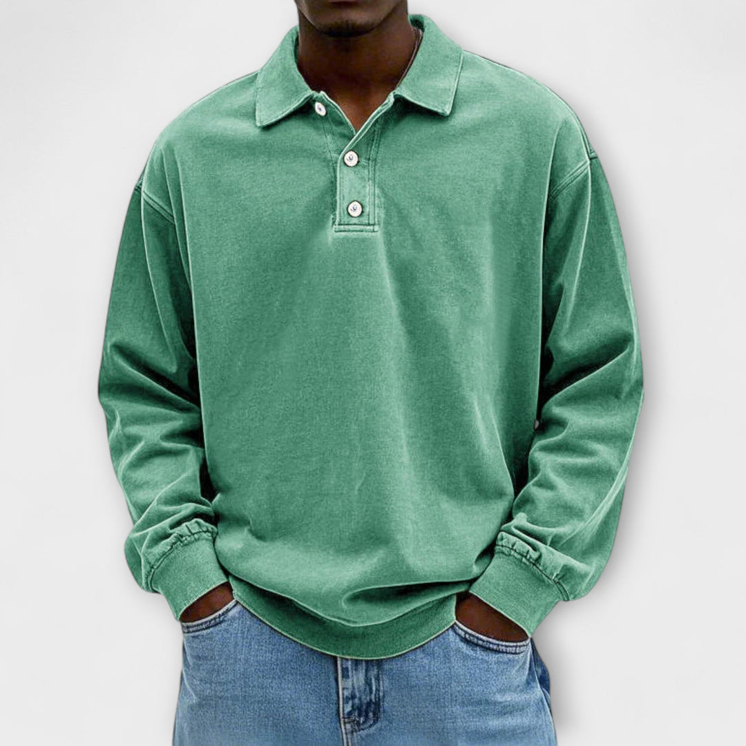 Gianni™ | Casual Long-Sleeved Polo Shirt
