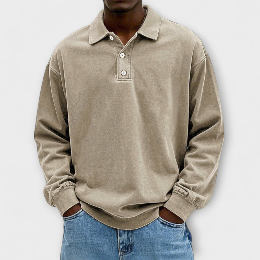 Gianni™ | Casual Long-Sleeved Polo Shirt