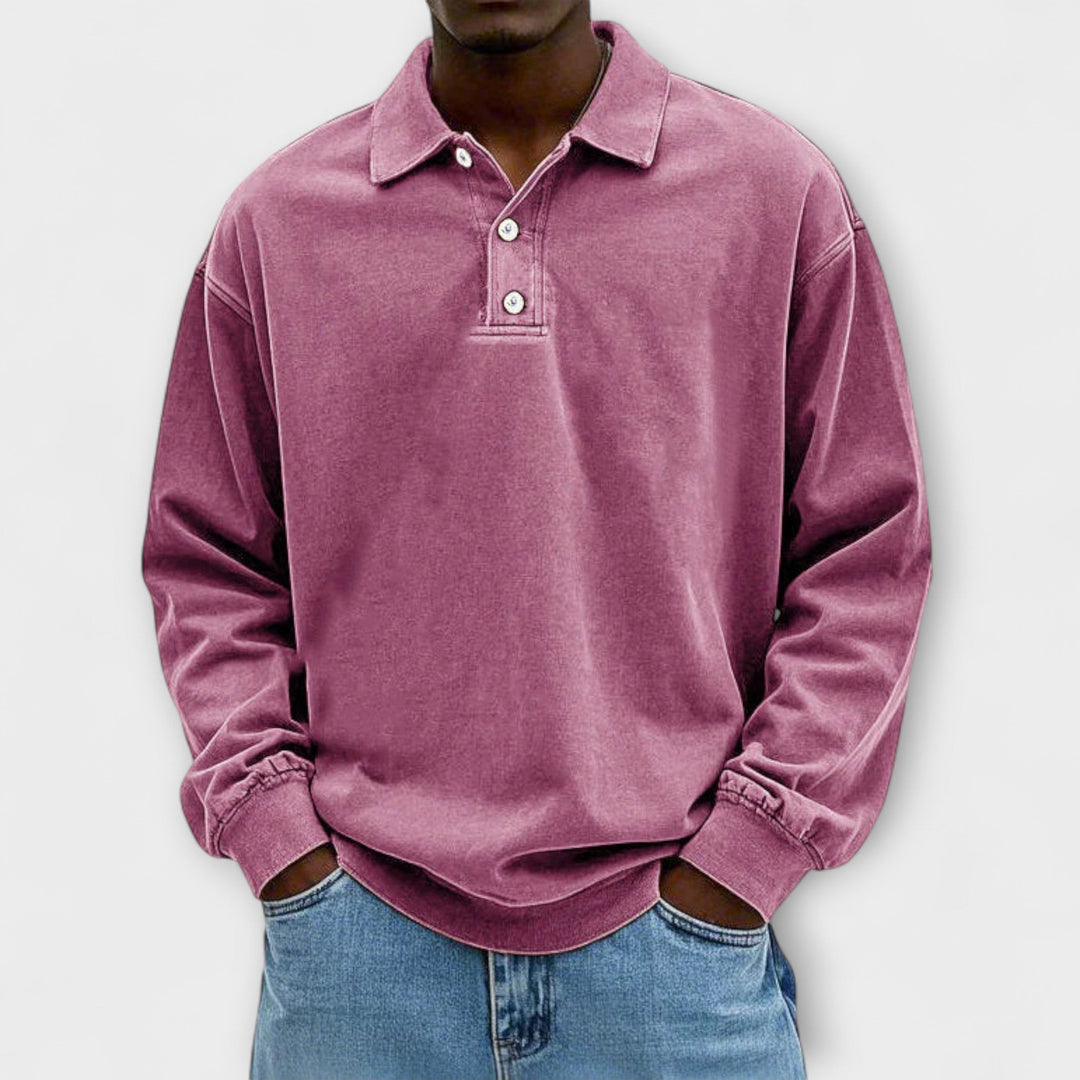 Gianni™ | Casual Long-Sleeved Polo Shirt