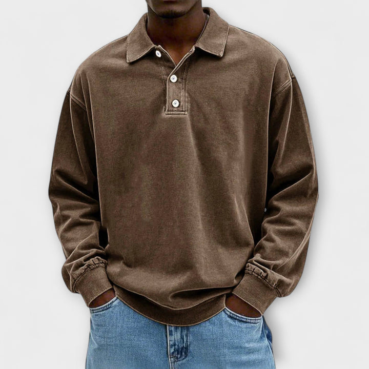 Gianni™ | Casual Long-Sleeved Polo Shirt